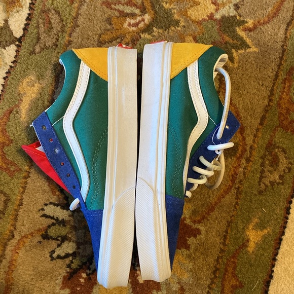 New Vans leather and canvas men’s 4.5 - Picture 3 of 8